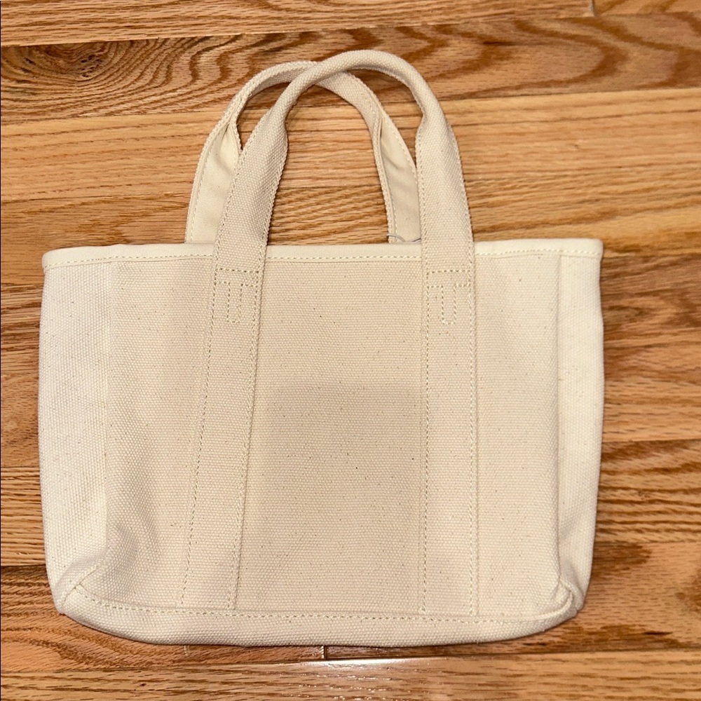 Tory Burch natural canvas tote NEW - Picture 3 of 6